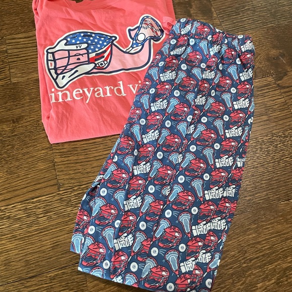 Vineyard Vines Other - Boys' Vineyard Vines Lacrosse pajama set